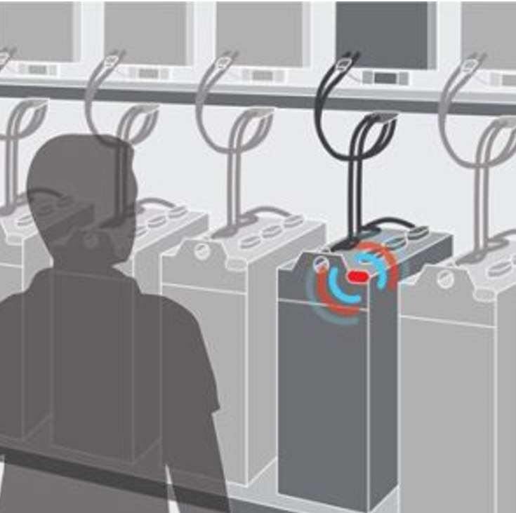 stazione stilogistica ricarica caricabatterie carrelli elevatori